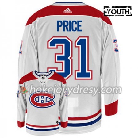 Dětské Hokejový Dres Montreal Canadiens CAREY PRICE 31 Adidas Bílá Authentic